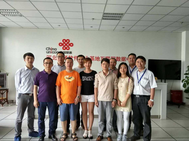 北京idc圈同行參觀河北金石機房